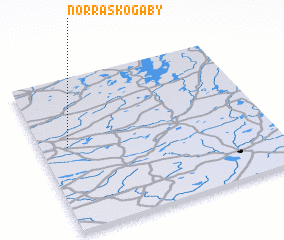 3d view of Norra Skogaby