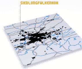 3d view of Siedlung Falkenhöh