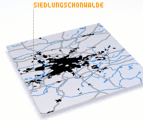 3d view of Siedlung Schönwalde