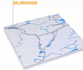 3d view of Holandsvika