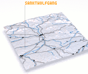 3d view of Sankt Wolfgang