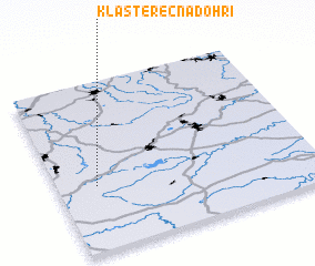 3d view of Klášterec nad Ohří