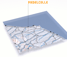 3d view of Piè del Colle