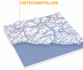 3d view of Contessa Entellina