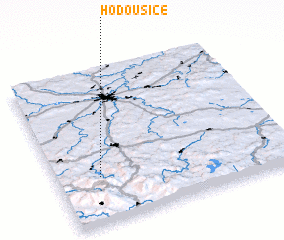 3d view of Hodousice