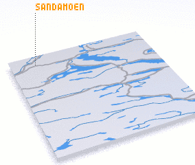 3d view of Sandåmoen