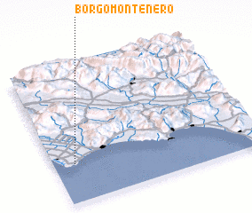 3d view of Borgo Montenero