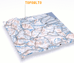 3d view of Tufo Alto