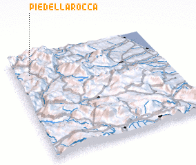 3d view of Piè della Rocca