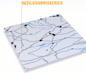 3d view of Mezilesí u Přísečnice