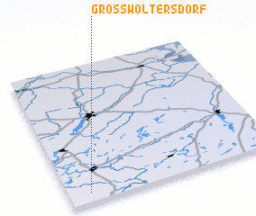 3d view of Großwoltersdorf