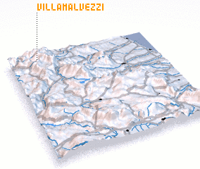3d view of Villa Malvezzi