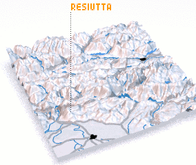 3d view of Resiutta