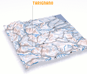 3d view of Tarignano