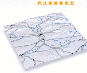 3d view of Polling im Innkreis