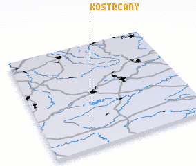 3d view of Kostrčany