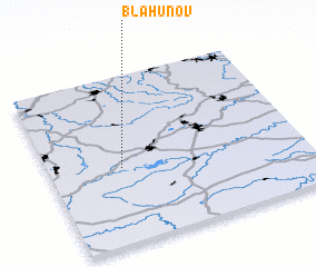 3d view of Blahuňov