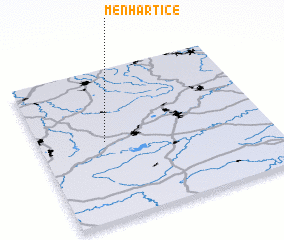3d view of Menhartice