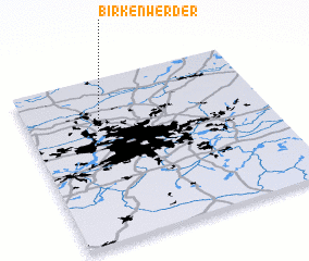 3d view of Birkenwerder