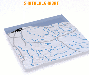 3d view of Shatal al Ghābāt