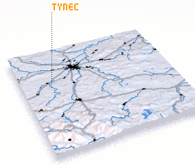 3d view of Týnec