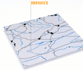 3d view of Obrovice