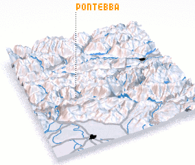 3d view of Pontebba