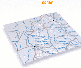 3d view of Gandé