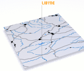 3d view of Libyně