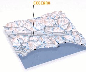 3d view of Ceccano