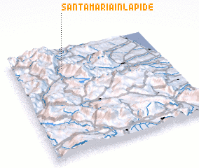 3d view of Santa Maria in Lapide