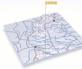 3d view of Donka