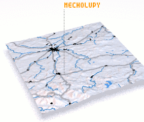 3d view of Měcholupy