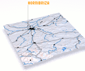 3d view of Horní Bříza