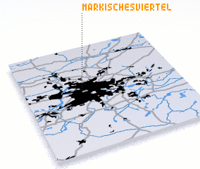 3d view of Märkisches Viertel