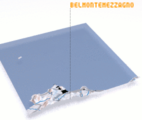 3d view of Belmonte Mezzagno