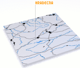 3d view of Hradečná