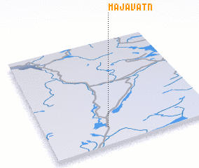 3d view of Majavatn