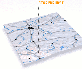 3d view of Starý Brunst