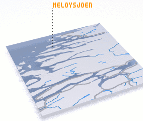 3d view of Meløysjøen