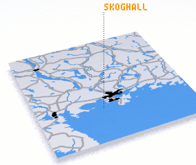 3d view of Skoghall