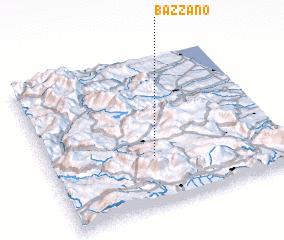 3d view of Bazzano