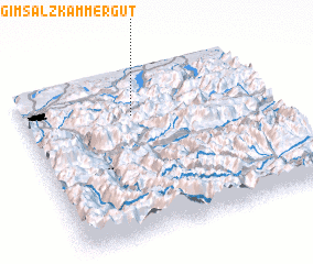 3d view of Sankt Wolfgang im Salzkammergut