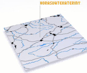 3d view of Hora Svaté Kateřiny