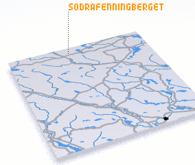 3d view of Södra Fenningberget