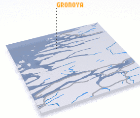 3d view of Grønøya