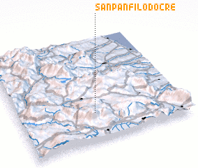 3d view of San Panfilo dʼOcre