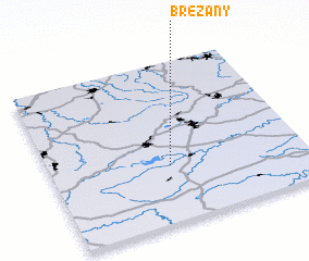 3d view of Břežany