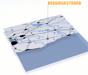 3d view of Beddinge Strand