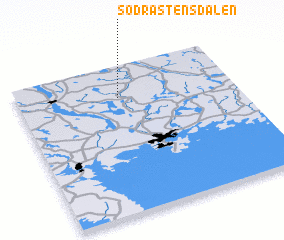 3d view of Södra Stensdalen